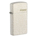 Zippo Slim Mercury Glass Zippo Logo 49265ZL